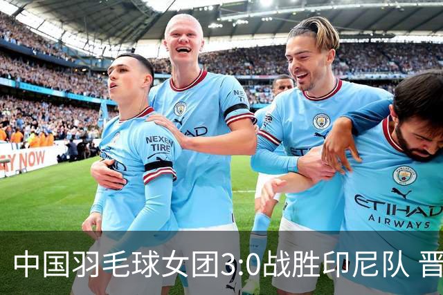 中国羽毛球女团3:0战胜印尼队 晋级决赛