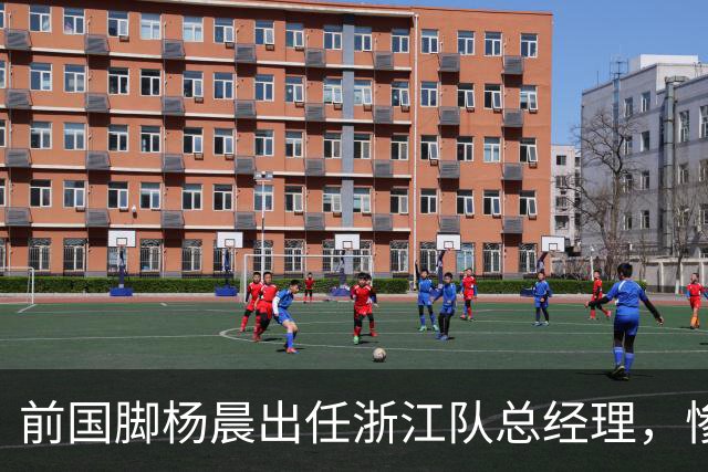 前国脚杨晨出任浙江队总经理，惨败泰山后换血