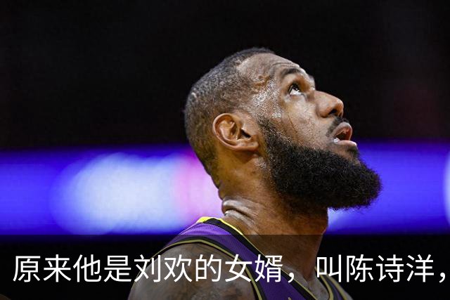 原来他是刘欢的女婿，叫陈诗洋，是哈佛大学建筑学硕士，优质理工男