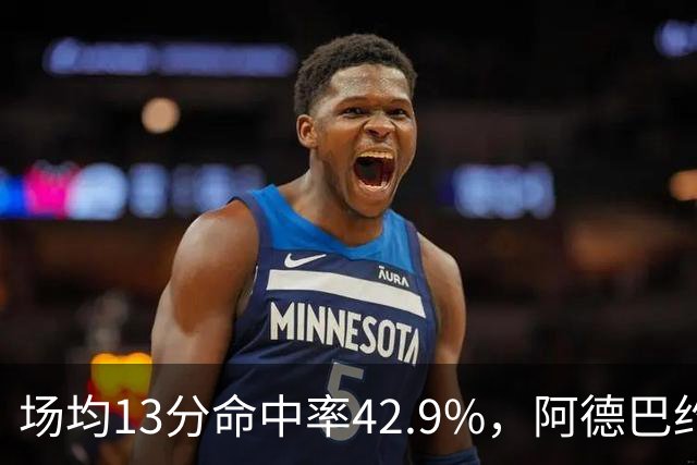 场均13分命中率42.9%，阿德巴约回击：别把我当替罪羊