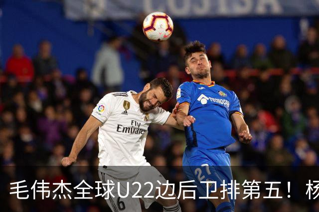 毛伟杰全球U22边后卫排第五！杨希未进前十，杨铭锐加把劲，朱鹏宇掉队了