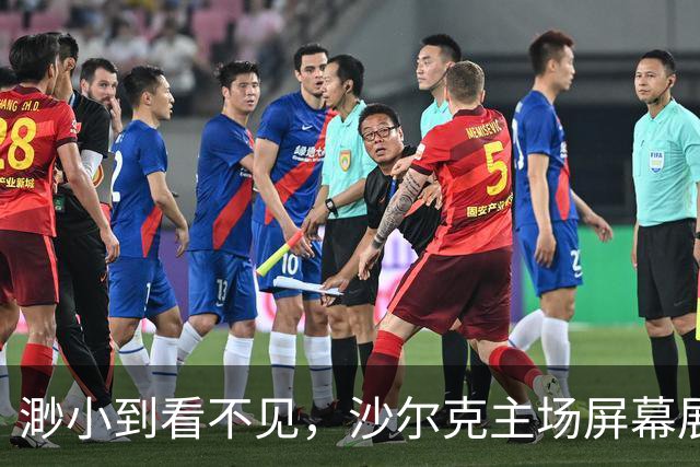 渺小到看不见，沙尔克主场屏幕展示积分榜时故意把多特队名缩小