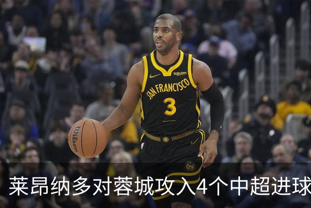 莱昂纳多对蓉城攻入4个中超进球，任一球员对阵蓉城进球并列最多